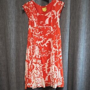 Red and White Women's Dress